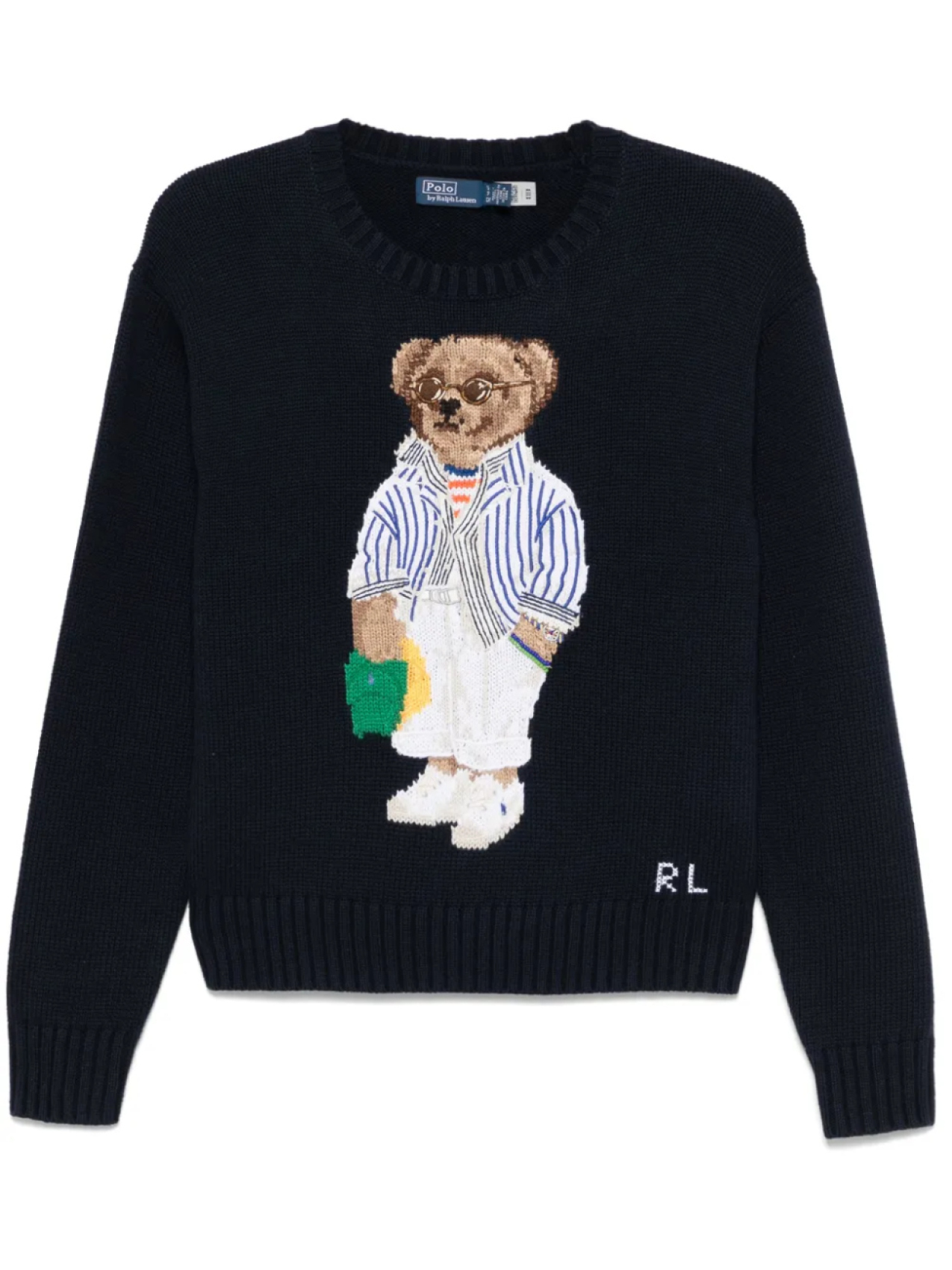 

Polo Ralph Lauren Polo Bear хлопковый свитер, синий