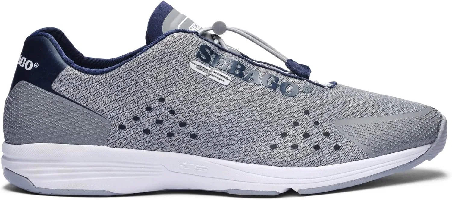 Мужские лодочные туфли Sebago Cyphon Sea Sport, Grey Navy — фото 2