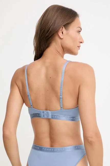 Бюстгальтер треугольный из модала Tommy Hilfiger, синий — фото 3