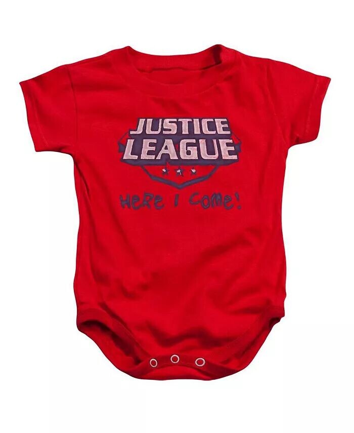 

Комбинезон Baby Girls of America из Лиги Справедливости Baby Here I Come Justice League Of America, красный
