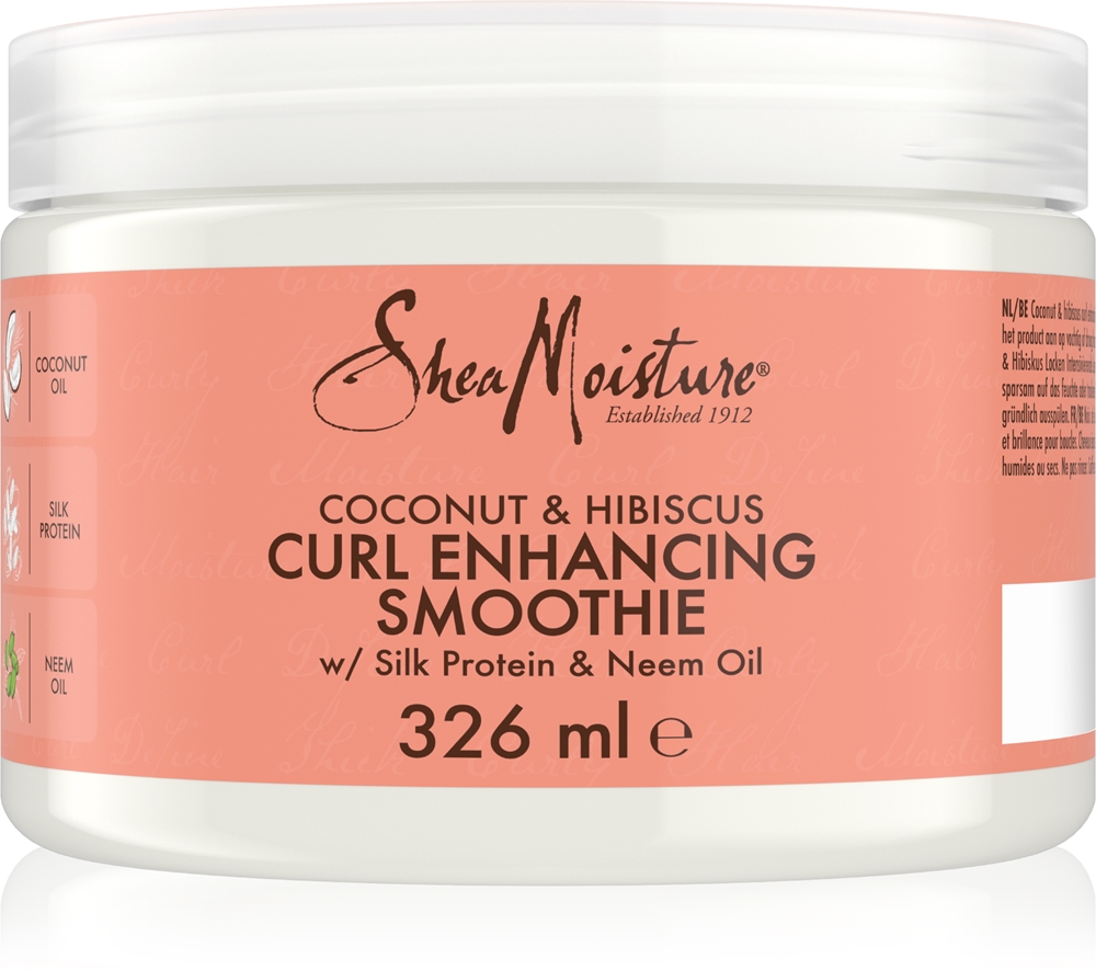 

Несмываемый крем с кокосом и гибискусом для вьющихся волос Shea Moisture, 340 гр