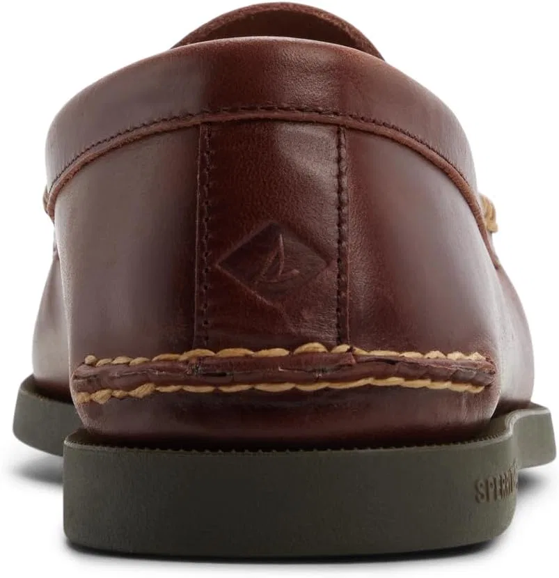 Туфли Sperry Venezianische Herren-Slipper aus authentischem Leder, Braun — фото 4