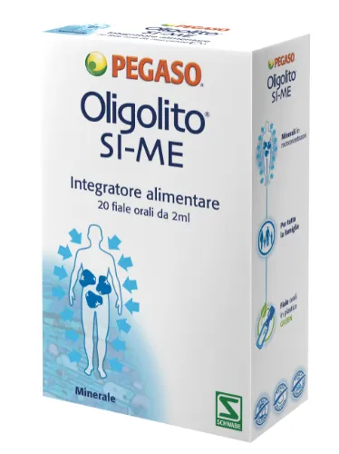 

Oligolito SI-ME Добавка для метаболизма, 20 флаконов без глютена Pegaso