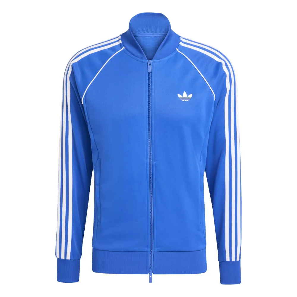 Толстовка adidas Originals SST на молнии, синий — фото 3