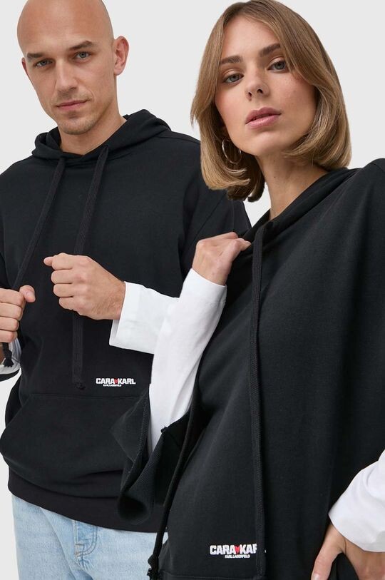 

Толстовка Карла Лагерфельда Karl Lagerfeld, черный