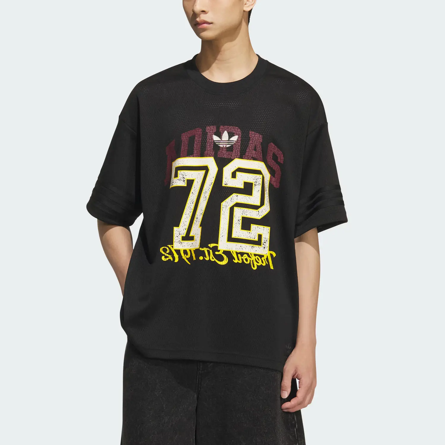 Футболка RETROTop SS25 Unisex Adidas Originals, черный — фото 3