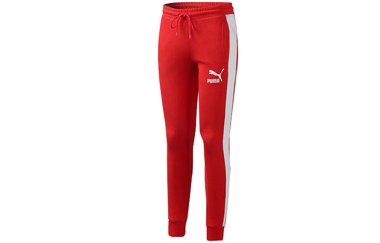 

Lconic T7 Knit Sweatpants Men Red Puma, красный