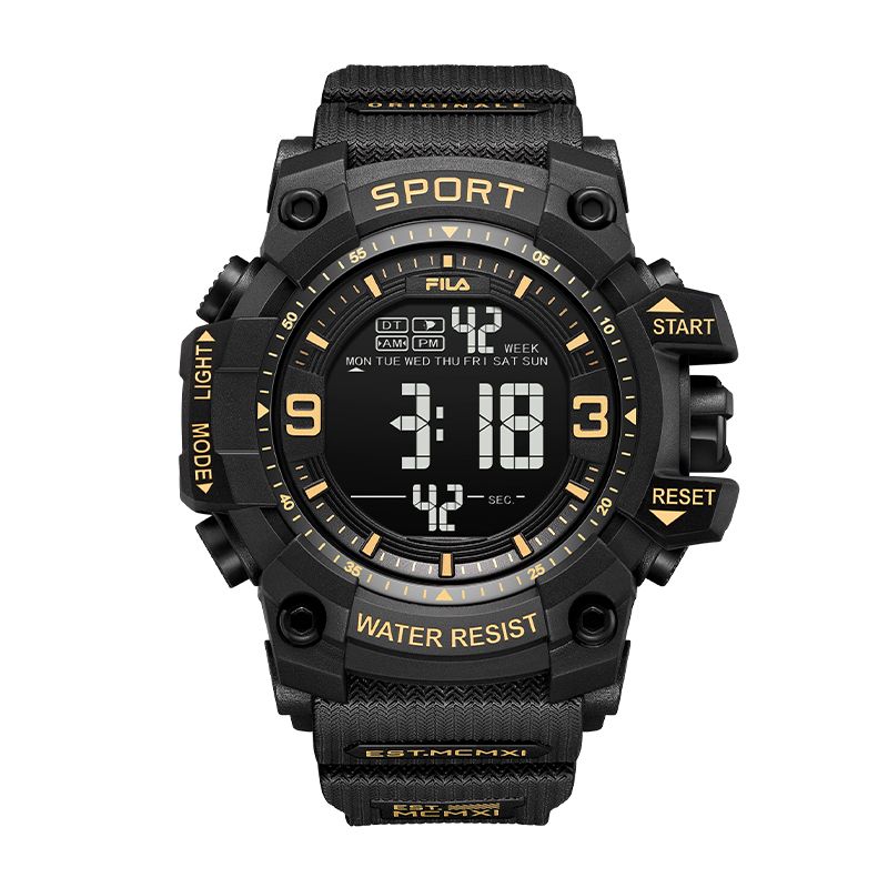 

FILA Часы Wrist Watch Quartz Movement Silicone Strap 40mm Black Dial Unisex