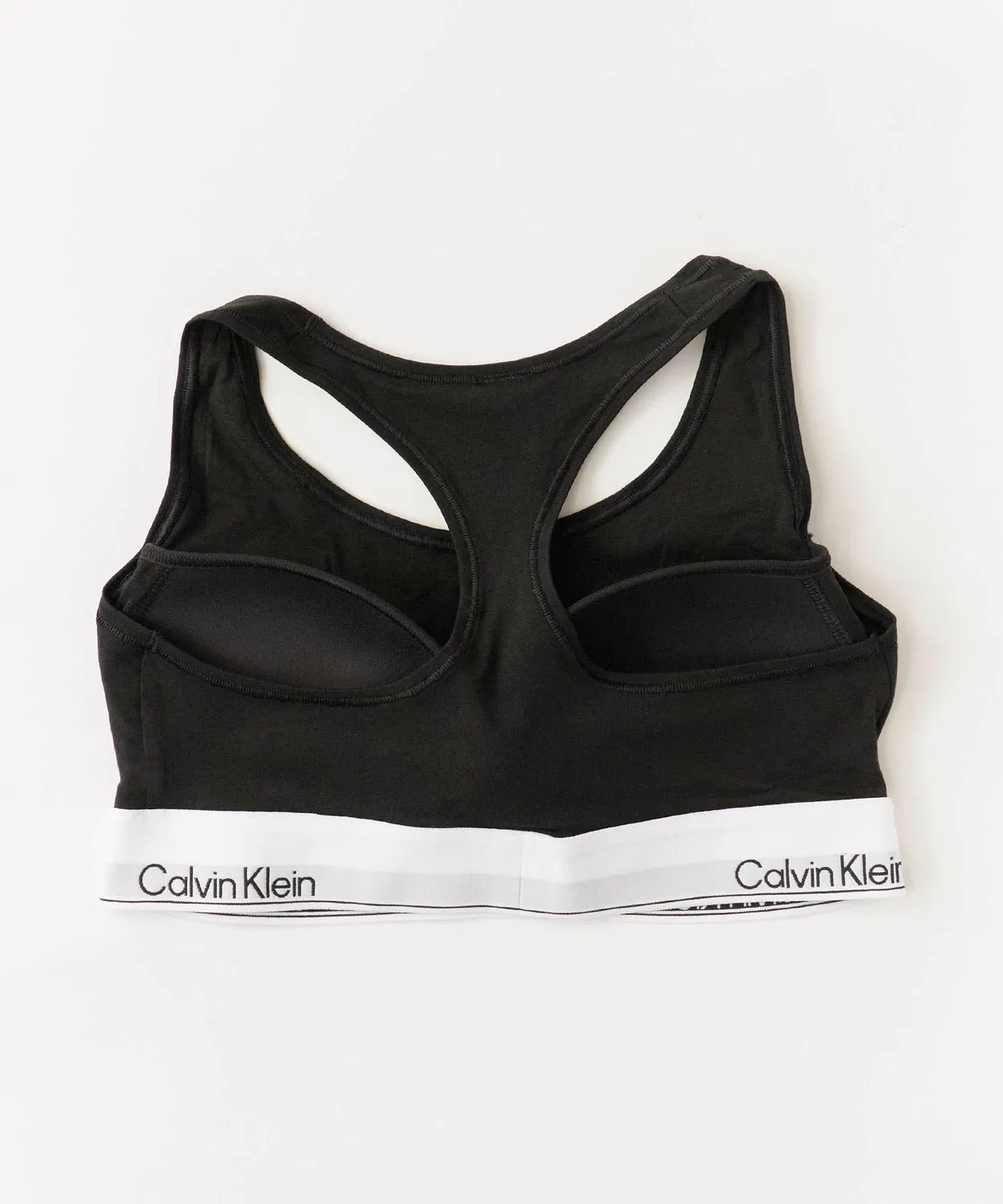 Бралетт спортивный Calvin Klein с логотипом, серый — фото 2