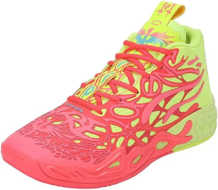 Кроссовки PUMA Mb.04 1Love Unisex, 2-Pink Alert Yellow Alert