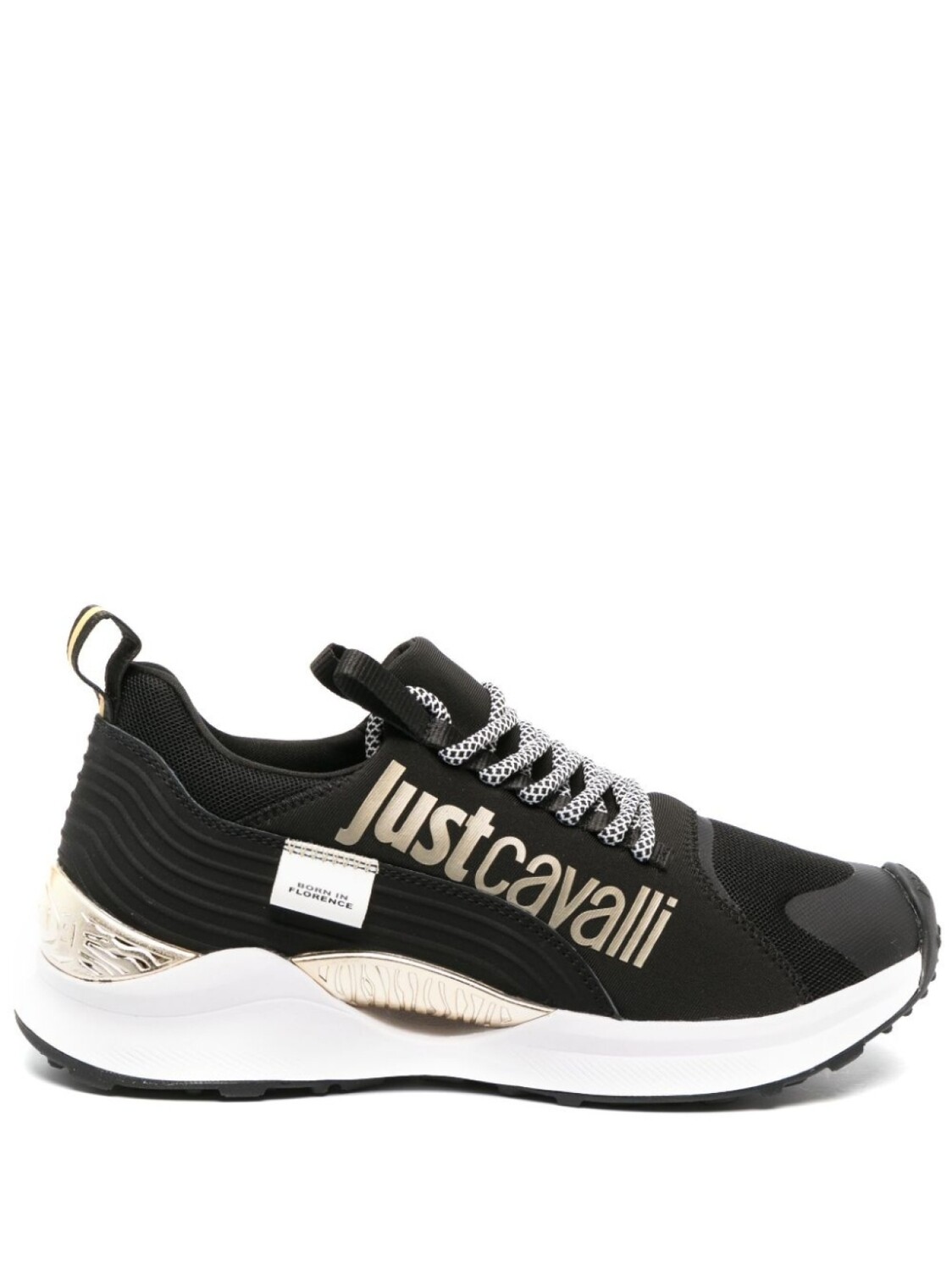 Кроссовки Just Cavalli With Logo 75RA3SH2ZS995, черный/белый