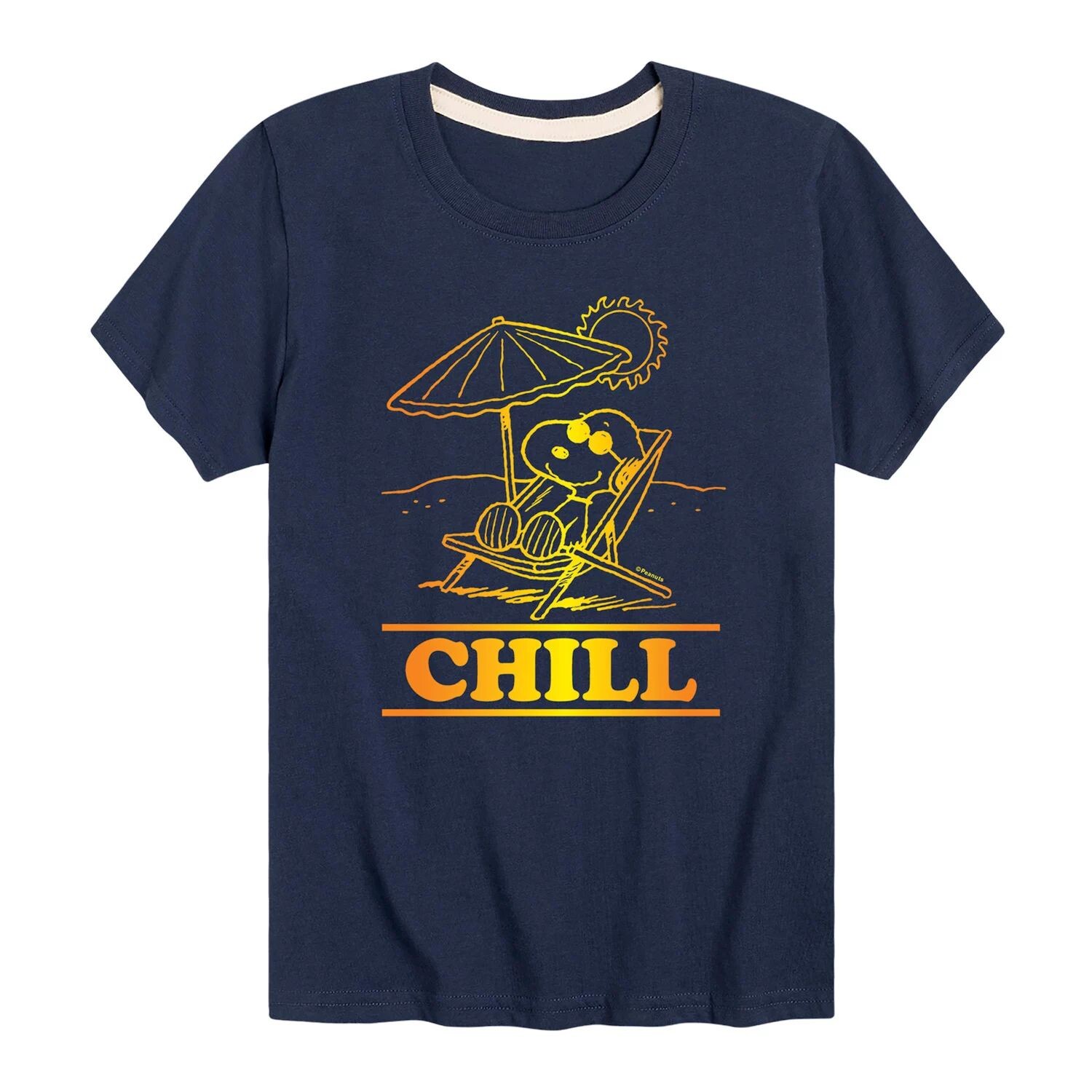 

Пляжная футболка Peanuts Chill Snoopy для мальчиков 8–20 лет Licensed Character