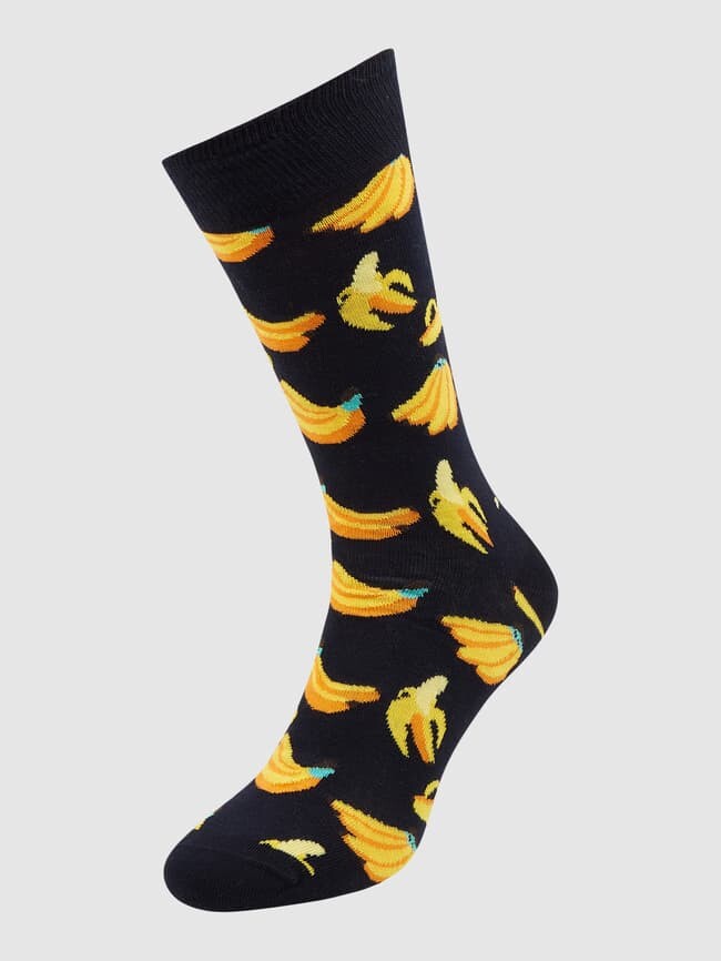

Носки со сплошным узором Happy Socks, красный