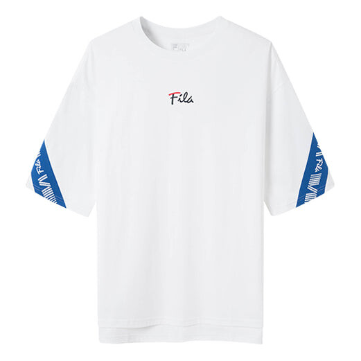 

Футболка alphabet logo loose short sleeve white Fila, белый