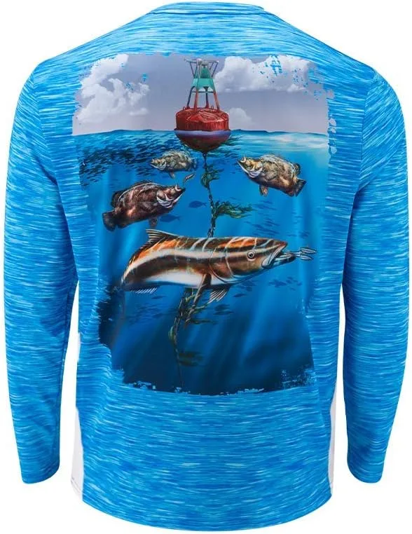 

Футболка для рыбалки Salty Scales Cobia Triple Tail с длинным рукавом