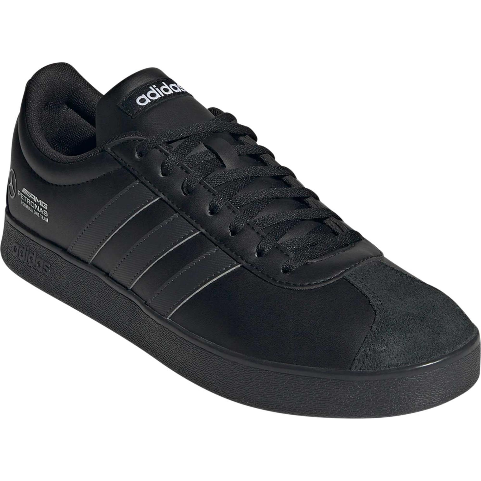 Мужские кроссовки Mercedes Formula One Team LV для игры в баскетбол Adidas, Carbon/Black — фото 2