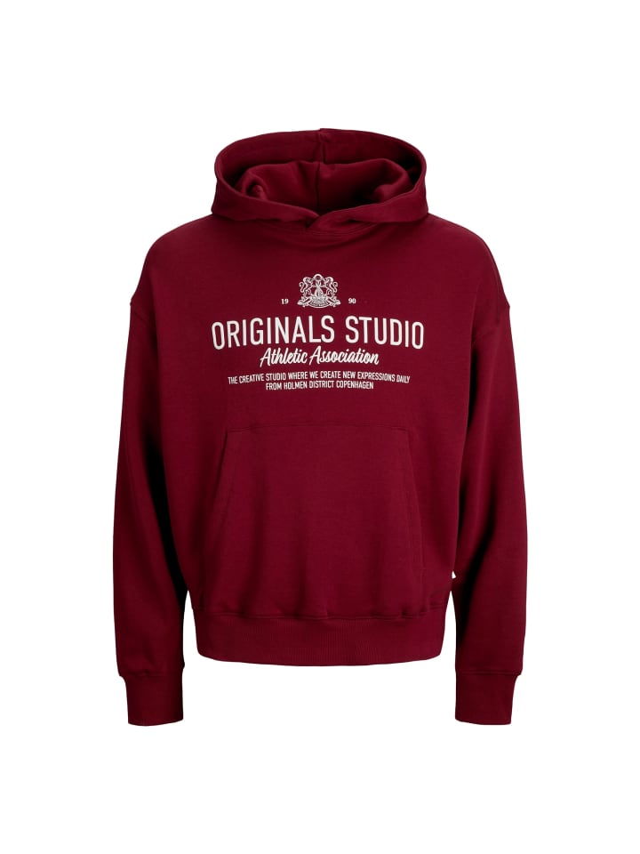 

Худи Jack and Jones, темно-красный