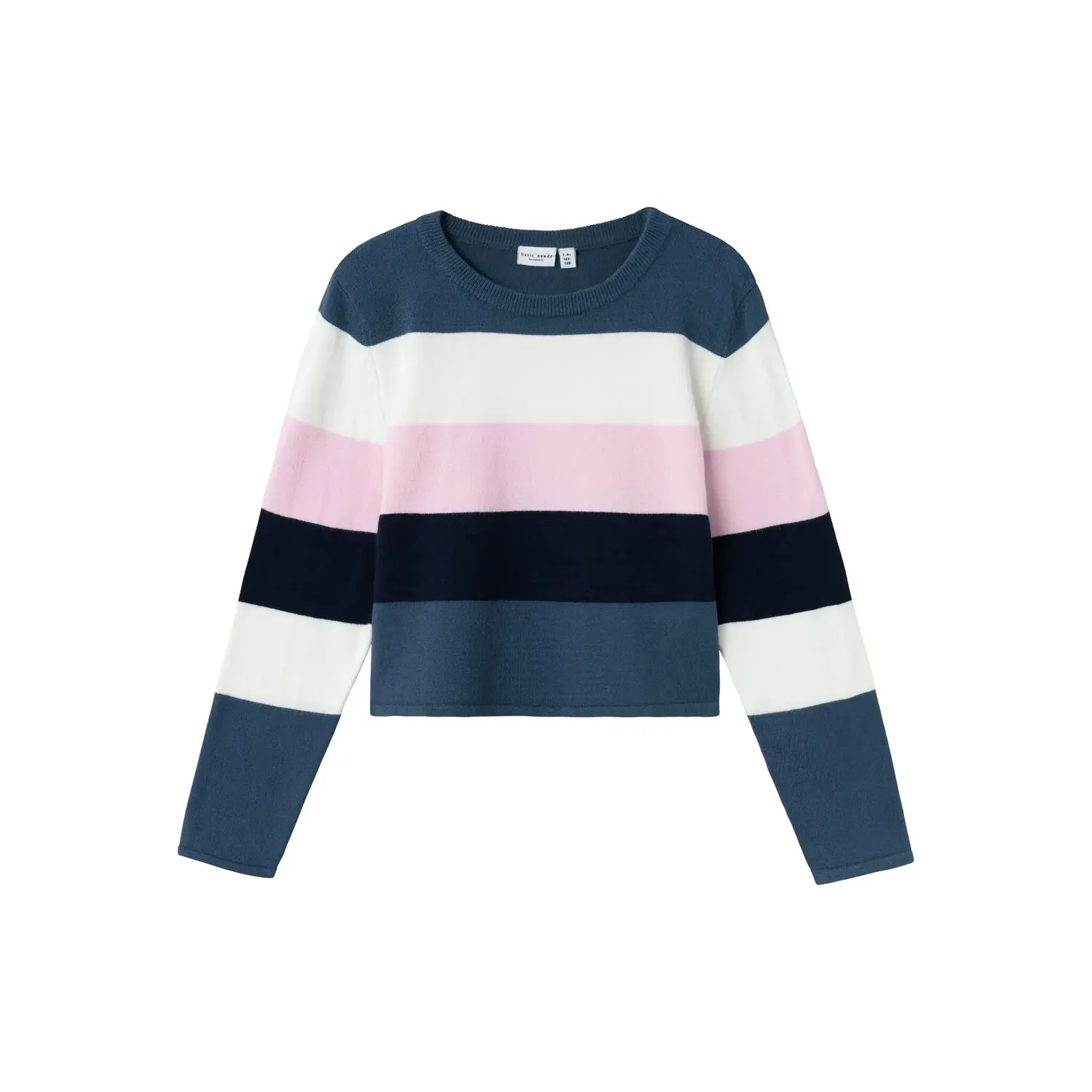 

Свитер с круглым вырезом Name It «NKFVAJSAS LS SHORT KNIT», цвет Dark Denim