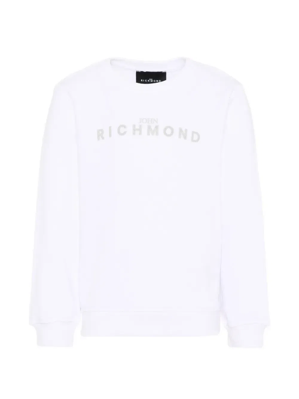 Свитшот с круглым вырезом John Richmond Junior, белый