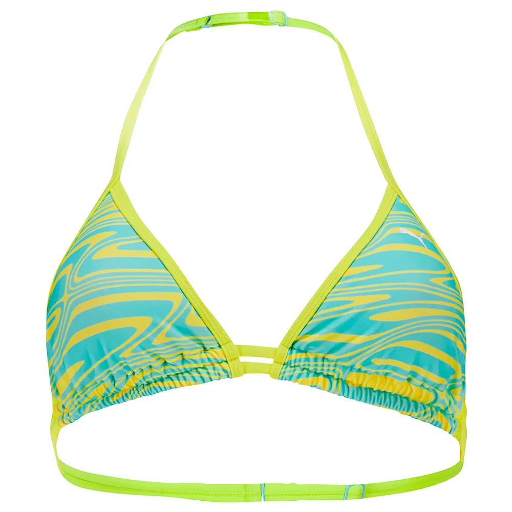 

Топ бикини Puma Printed Triangle, зеленый
