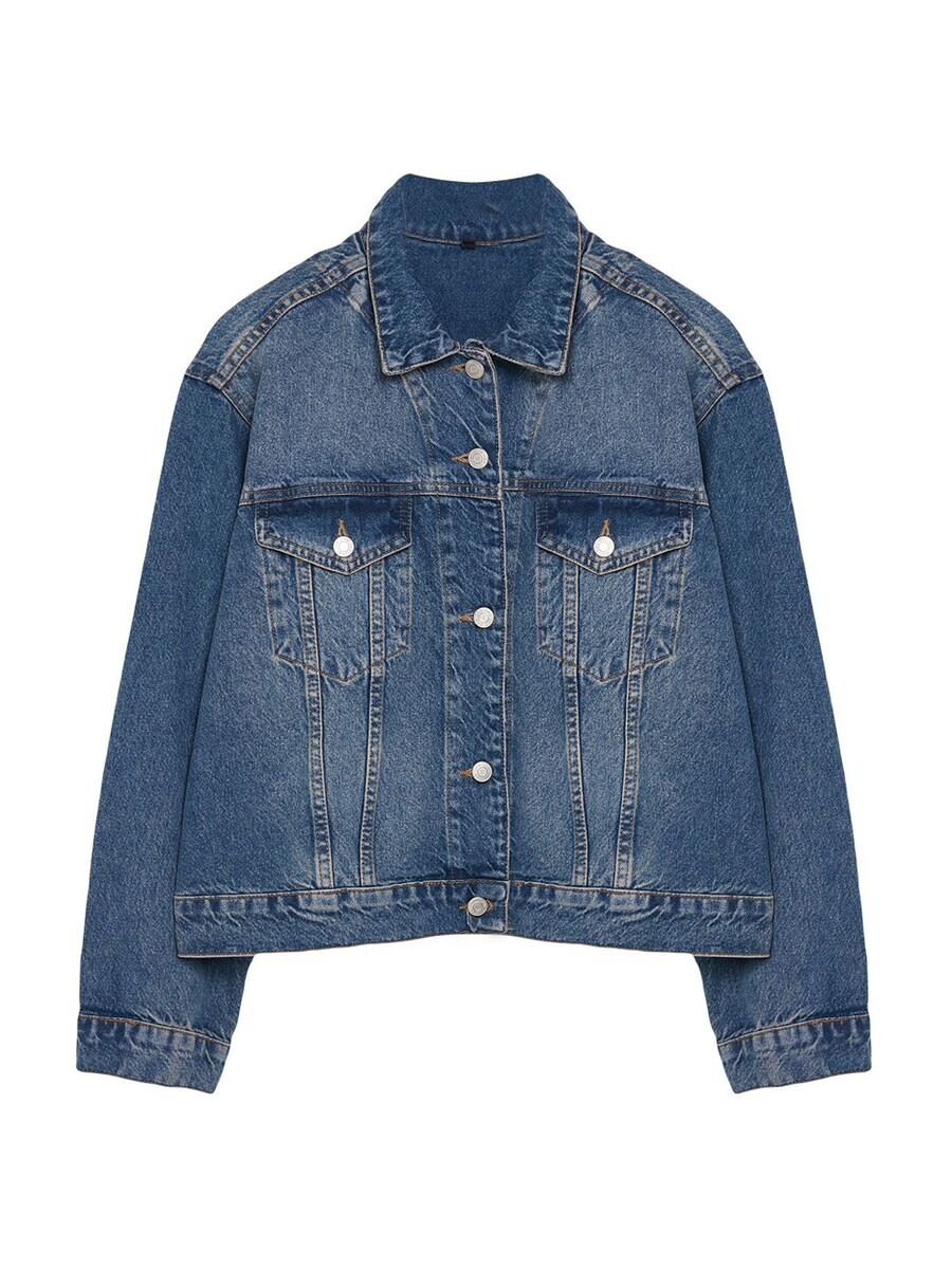 

Джинсовая куртка Trendyol Between-Season Jacket, синий