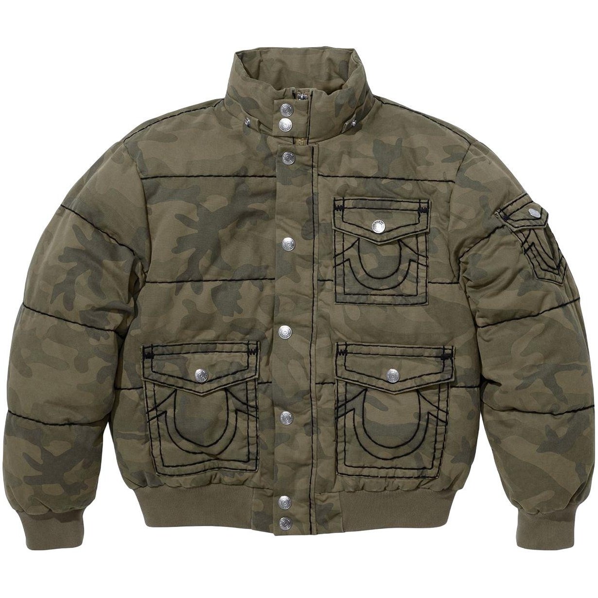 Куртка-пуховик TRUE RELIGION FW25 НЕДЕЛЯ 13, унисекс Supreme, синий — фото 4