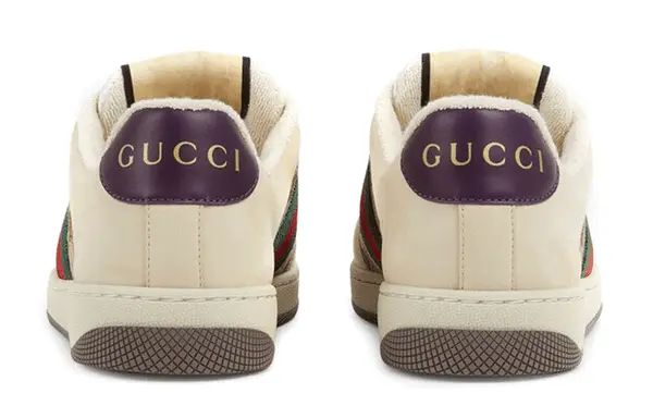 Кроссовки screener gg logo sneakers 'beige brown' Gucci, бежевый — фото 4