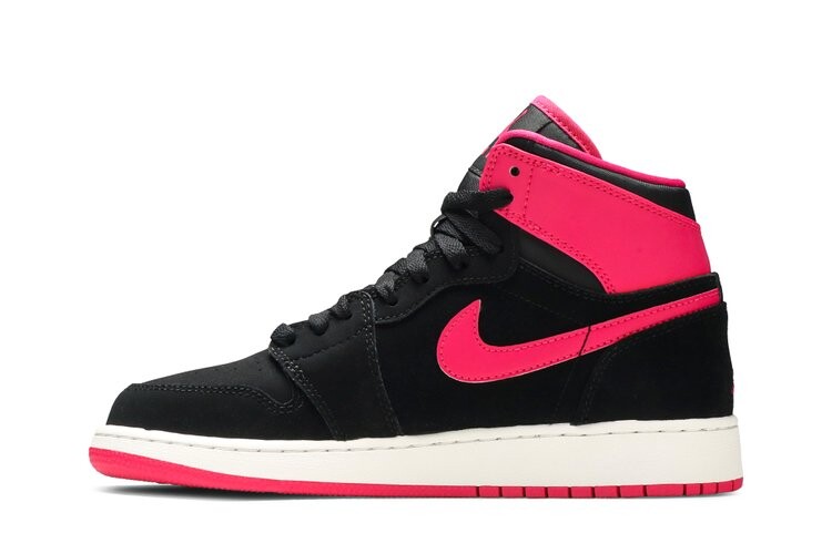Кроссовки Air Jordan 1 Retro High GG'Vivid Pink', черный — фото 3