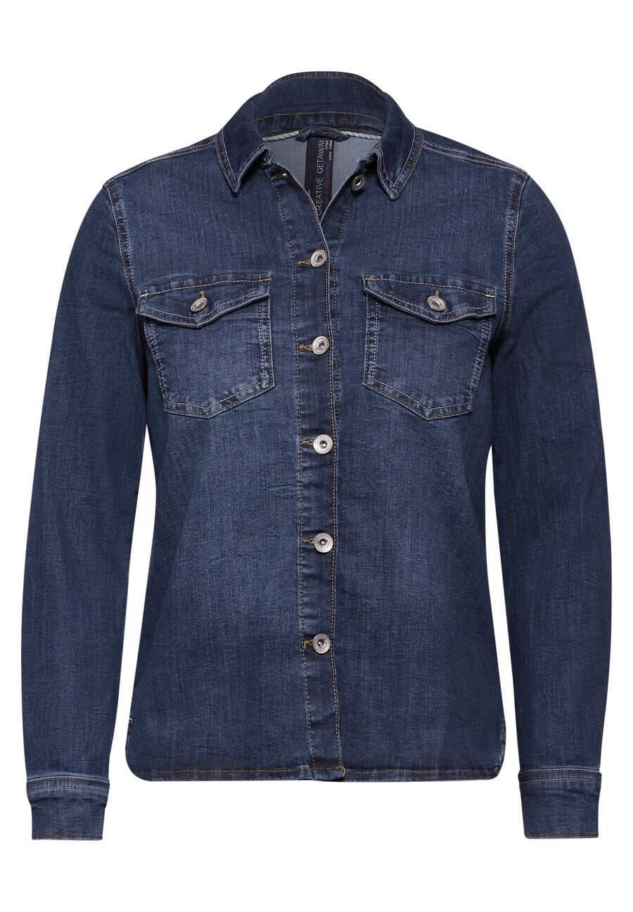 

Джинсовая куртка CECIL Between-Season Jacket, синий деним