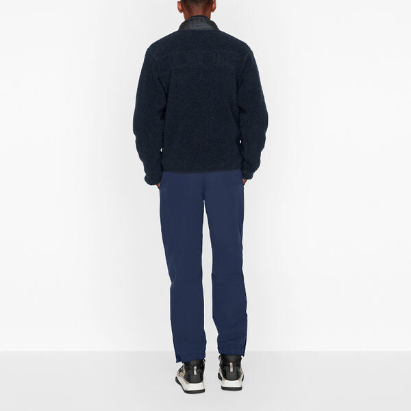 Куртка ss21 logo print casual hooded sweatshirt for men blue Dior, синий — фото 4