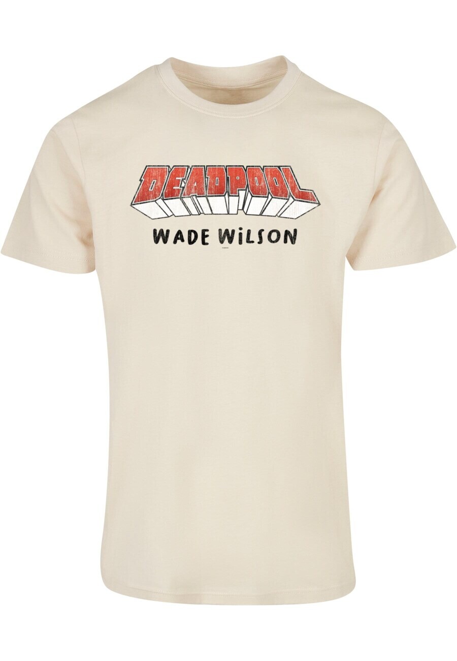 

Классическая футболка ABSOLUTE CULT Shirt Deadpool - Aka Wade Wilson, песочный