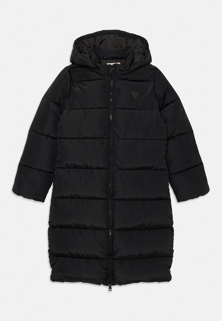 

Зимнее пальто Guess JUNIOR HOODED PADDED LONG PUFFER, Jet Black/Black