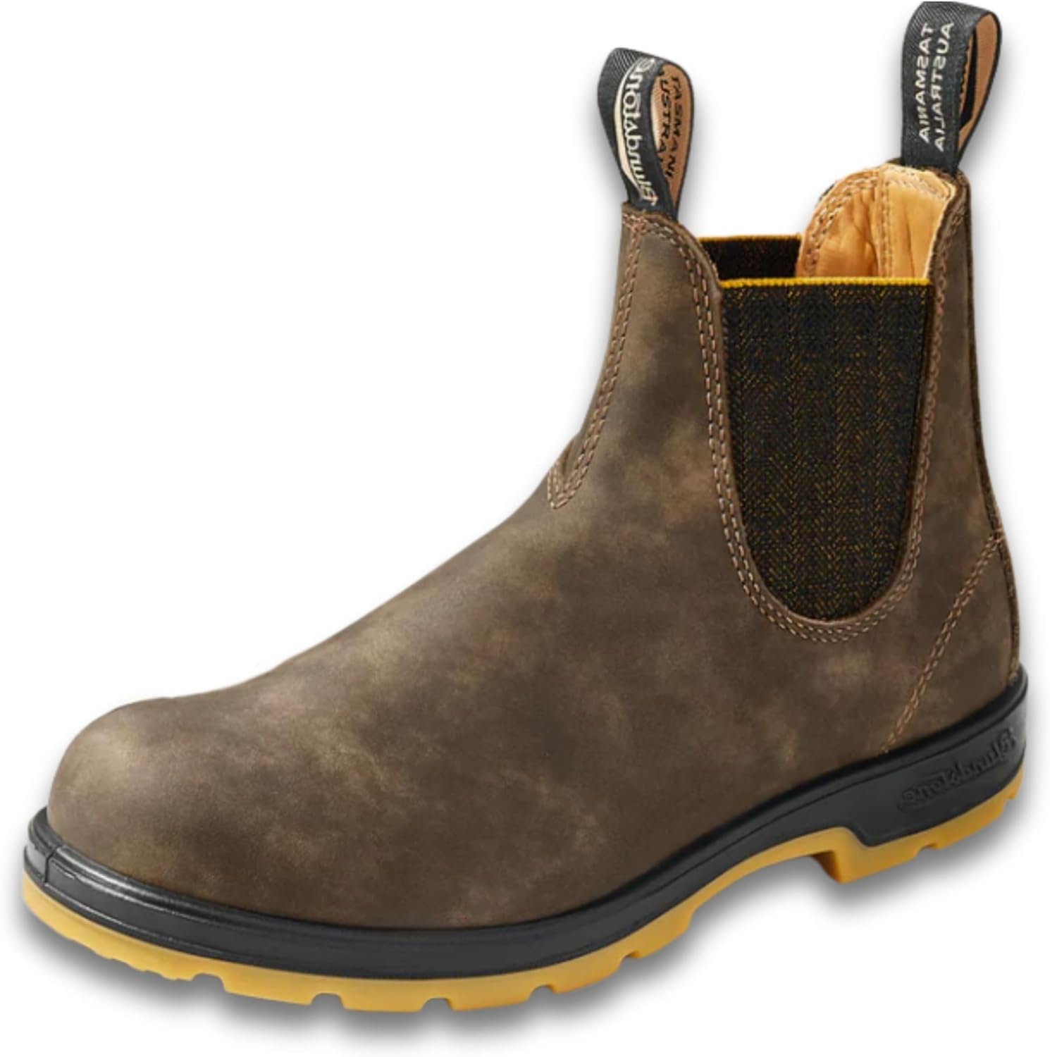 

Классические ботинки Blundstone Chelsea для мужчин и женщин, черный/коричневый