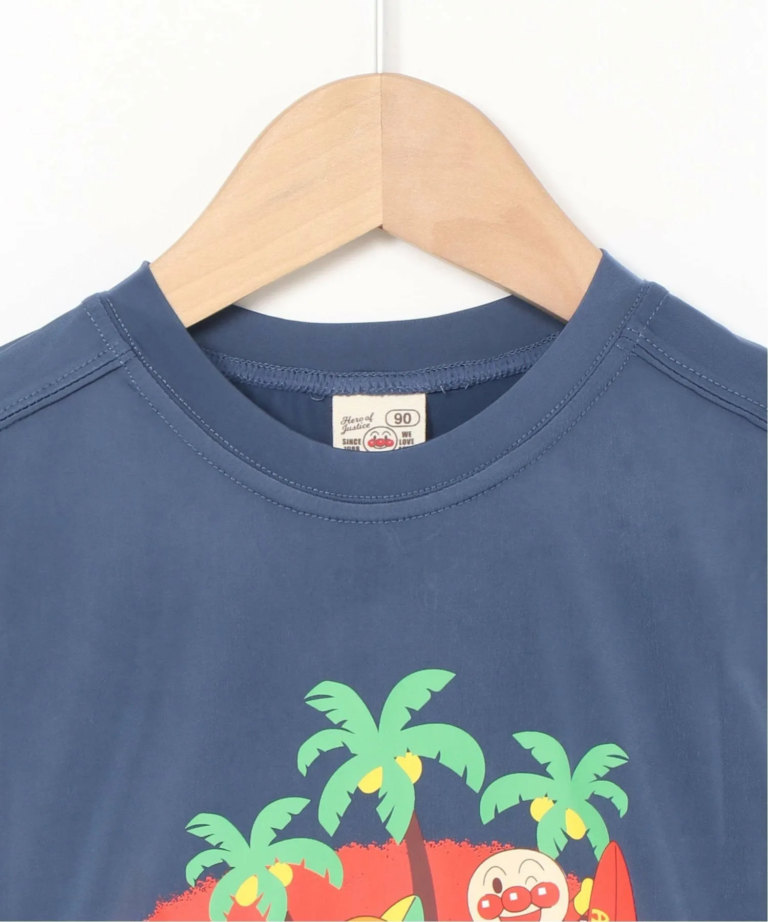 Футболка с принтом «Амфибийный серфинг» APKC/(K) Anpanman Kids Collection, Navy — фото 4