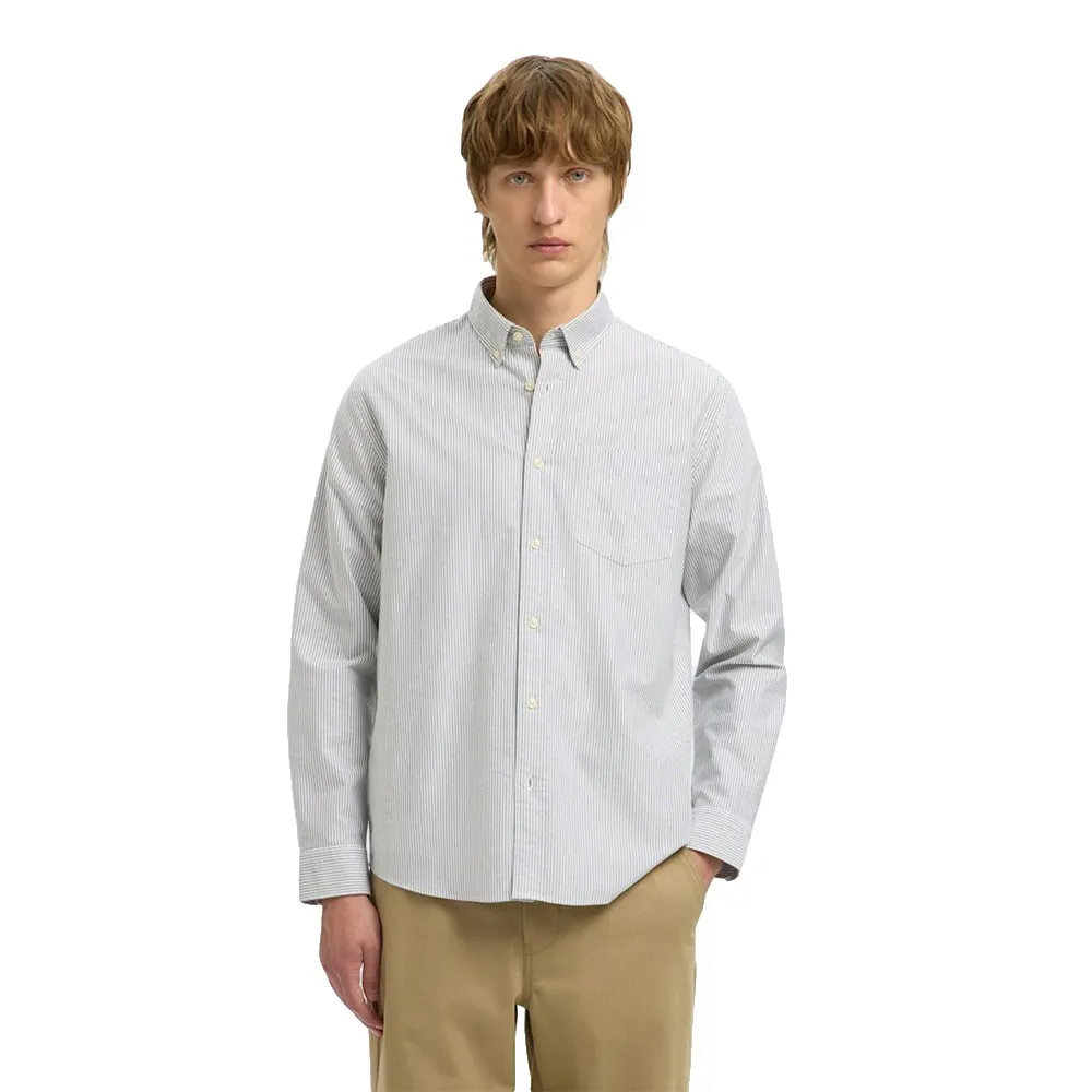 

Рубашка Selected Regrick Oxford Flex, серый
