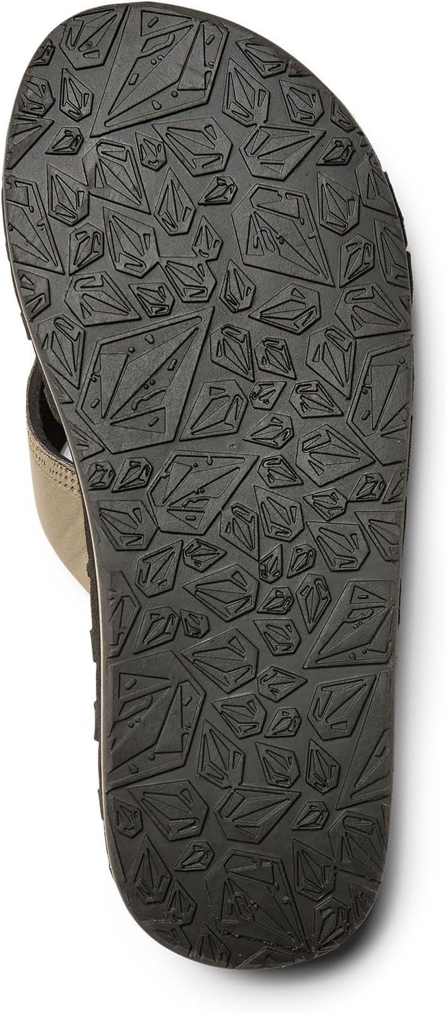 Мужские шлепанцы Volcom Recliner, бежевый — фото 2