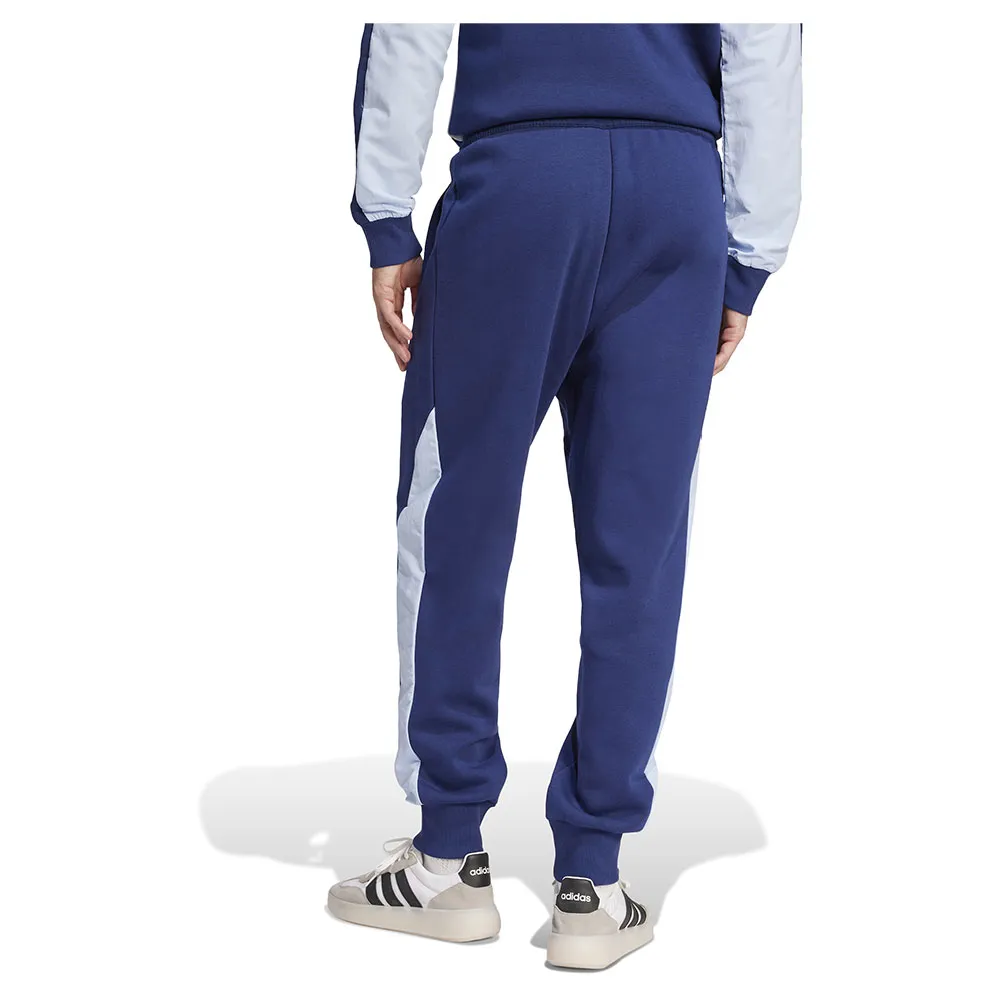 Брюки adidas Seasonal Essentials Colorblock, синий — фото 2
