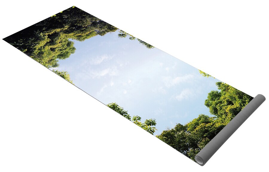 

Коврик для фитнеса YOGISTAR.COM Mat Hot Yoga Image, разноцветный