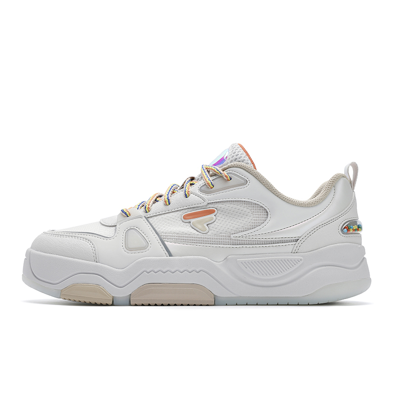 

FILA FUSION Кроссовки BANK III Cool Skateboard Shoes 3 Colorful Early Summer Low Top Skateboard Shoes Men's White