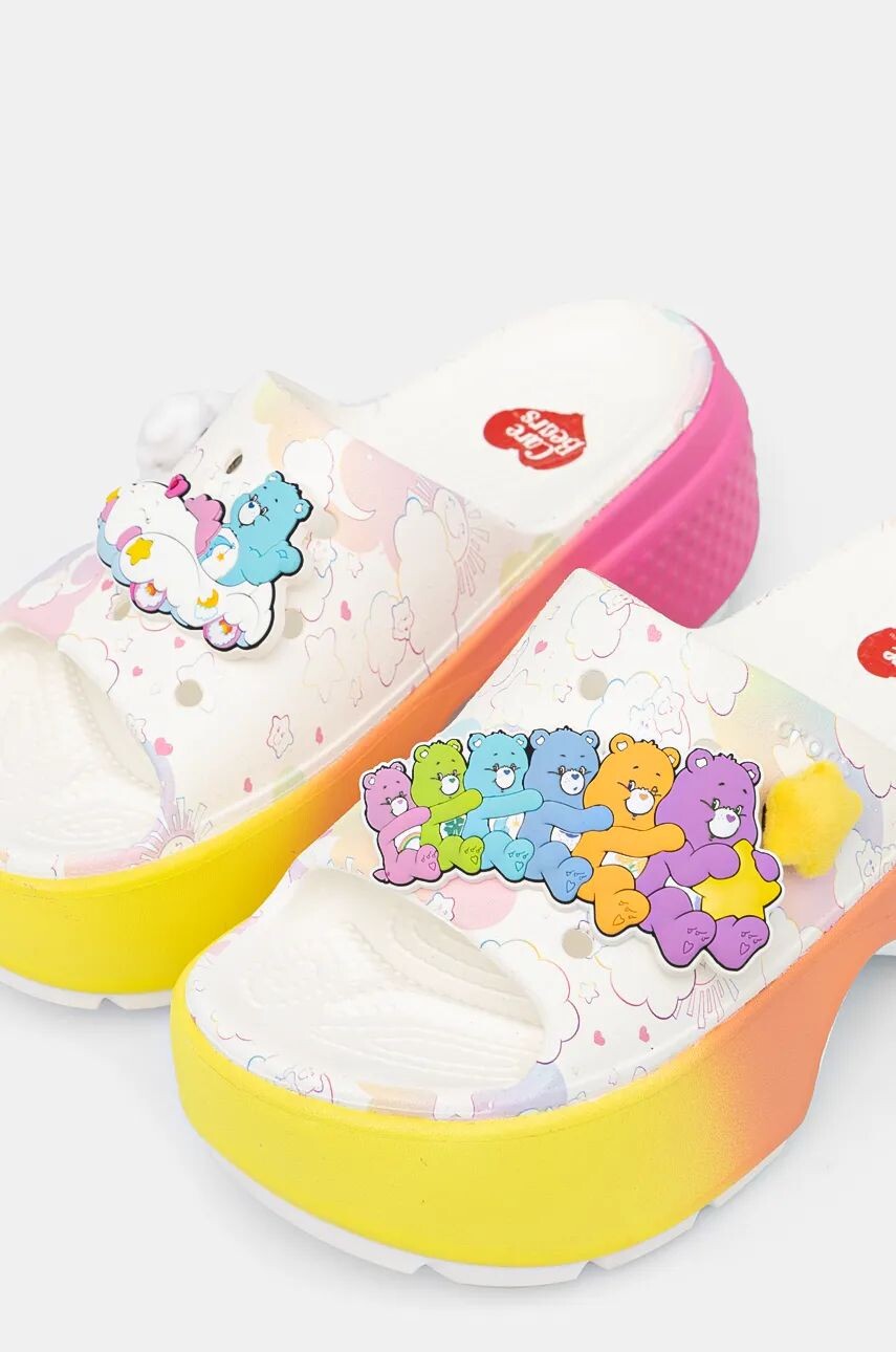 

Шлепанцы Crocs Care Bears Stomp, белый