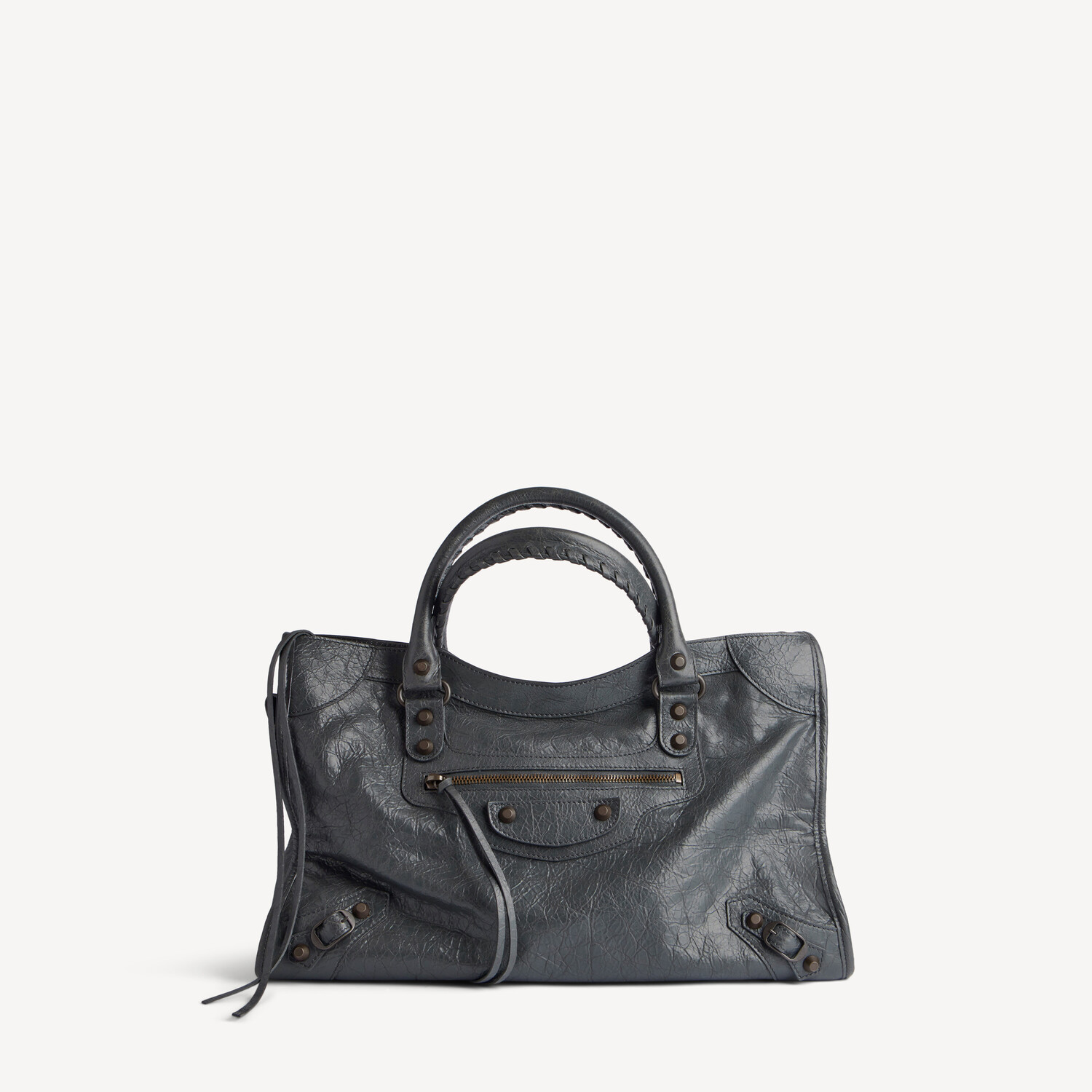 

Сумка Le City среднего размера в цвете «Вулканический камень» BALENCIAGA, серый