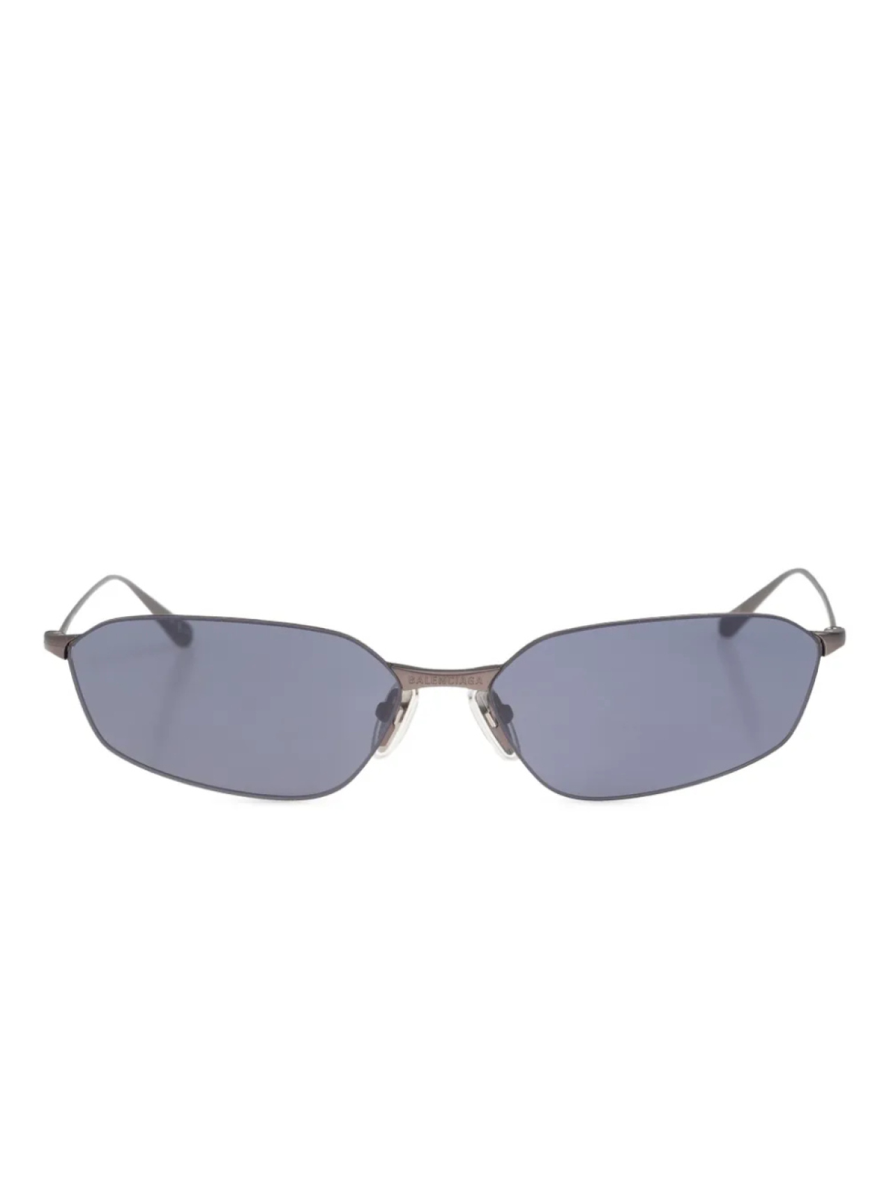 

Balenciaga Eyewear hexagonal-frame солнцезащитные очки, серебряный