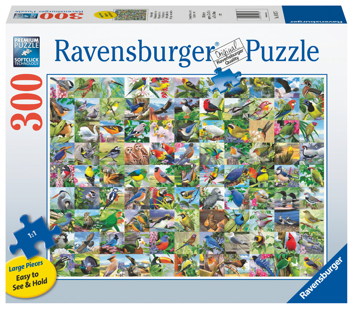 

Ravensburger, пазл, XXL, 99 восхитительных птичек, 300 шт.