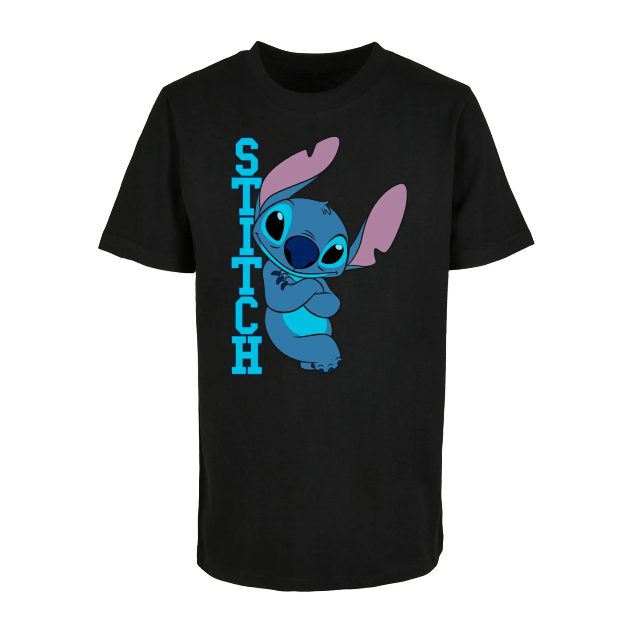 

Футболка ABSOLUTE CULT «ABSOLUTE CULT Herren Kids Lilo And Stitch - Posing Basic Tee 2.0», черный