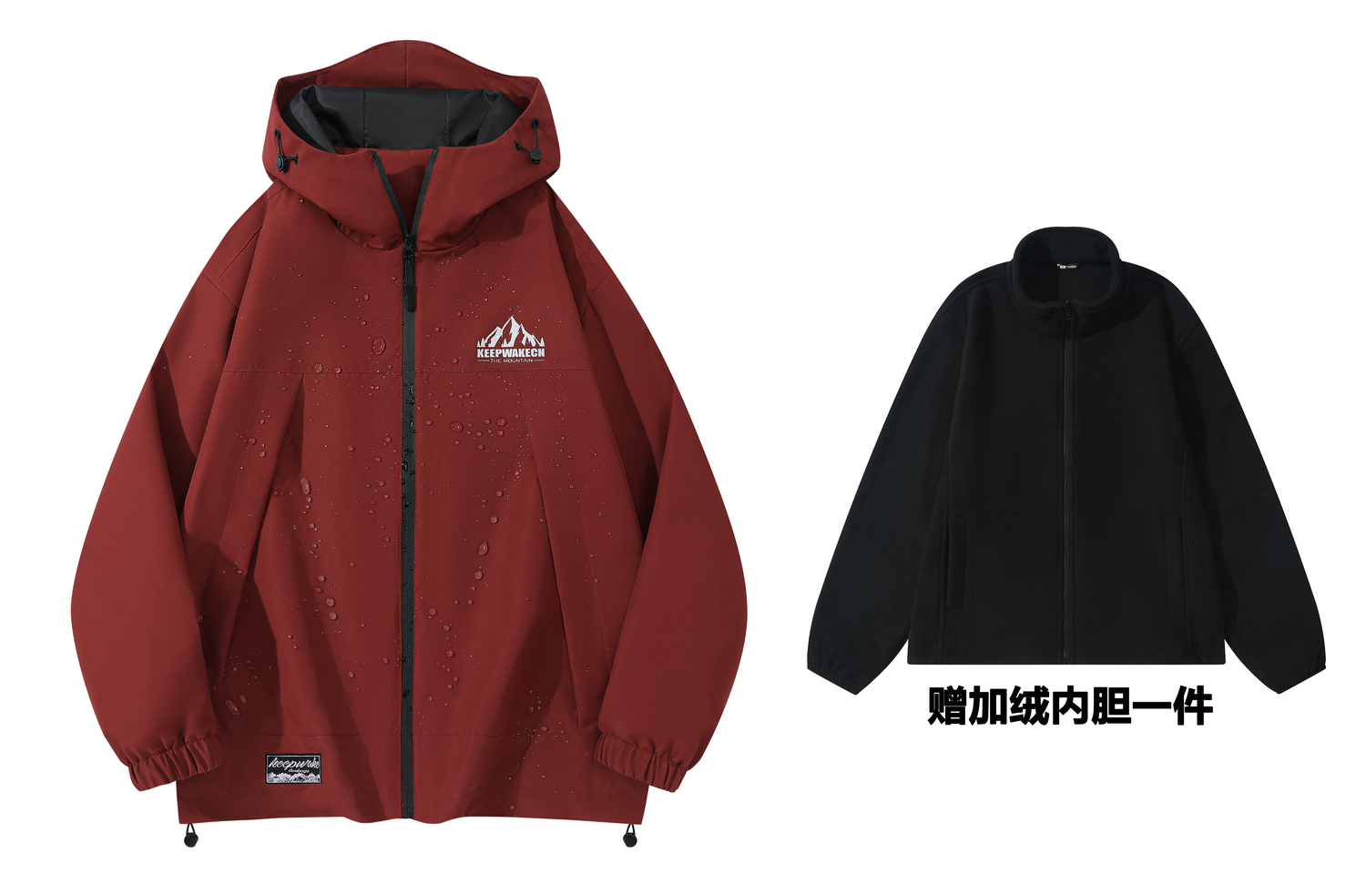 

KW Куртка Unisex, Red (Comes with Fleece-Lined Liner)