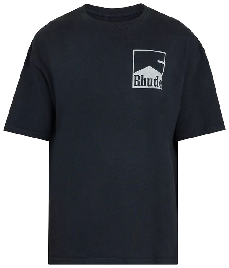 

Футболка Rhude Chevron Tee 'Vintage Black', черный