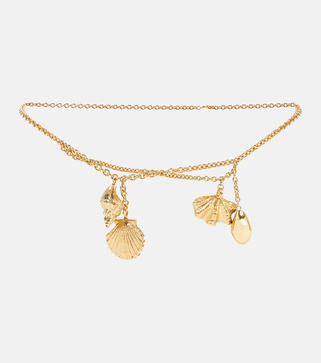 

Цепной пояс с ракушками Chloé, Vintage Gold 9DC