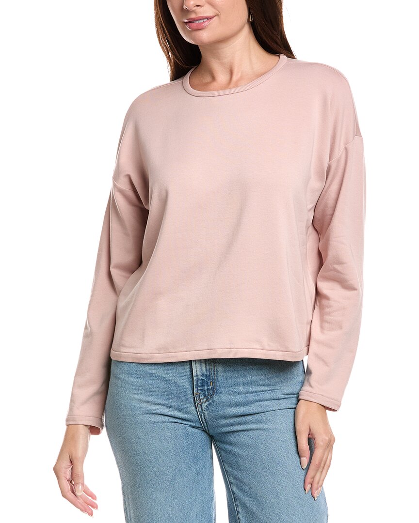 

Топ EILEEN FISHER Cozy Brushed Terry Hug Box, розовый