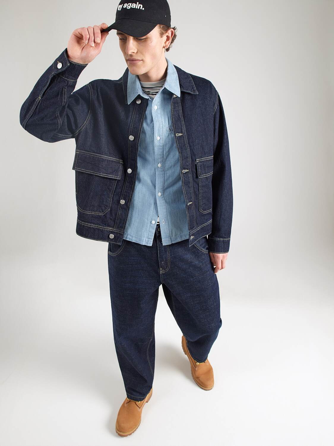 LEVI'S  Рубашка на пуговицах 'ZANDT' комфортного кроя в светло-голубом цвете — фото 4