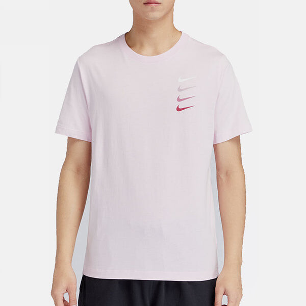 Футболка logo sports short sleeve pink Nike, розовый — фото 3